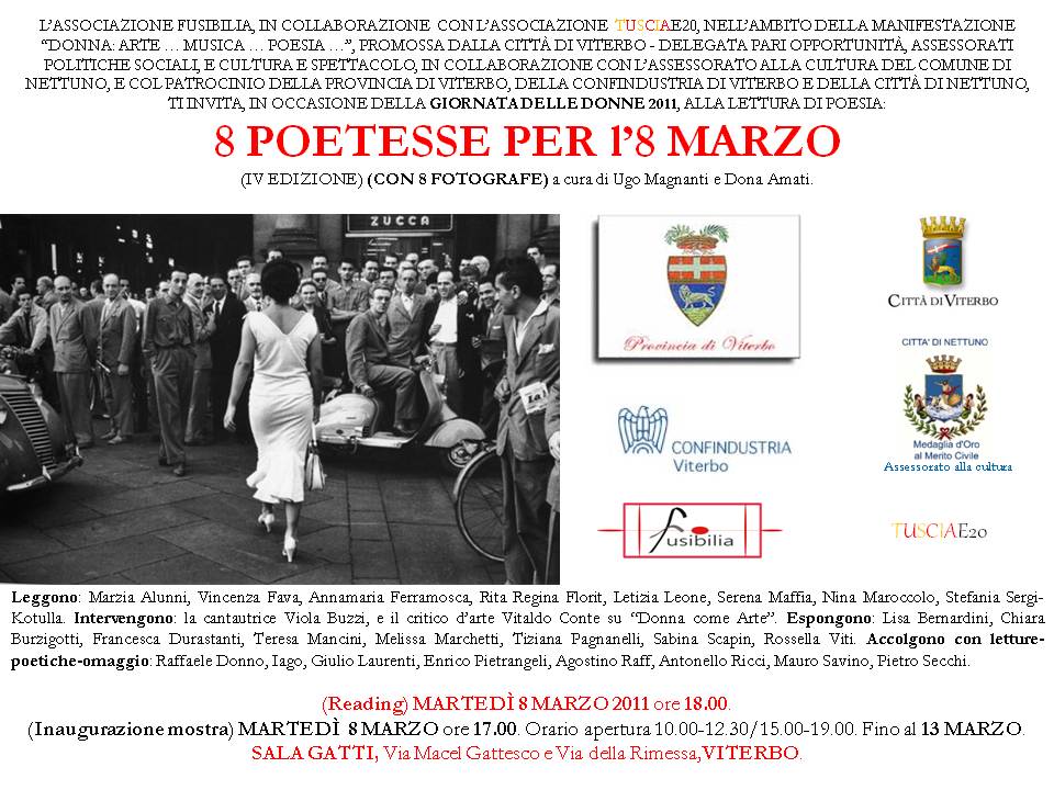 8 poetesse & 8 fotografe per l’8 marzo, ph teresa mancini