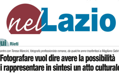 Fotografia e Comunicazione: intervista del Corriere di Rieti